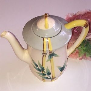 Weil Ware Bamboo Coffee Teapot Vintage Weil Ware Bamboo Tall Teapot VTG